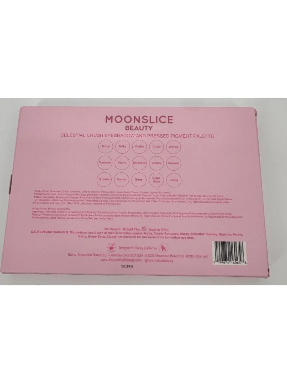 MOONSLICE BEAUTY Celestial Crush Palette